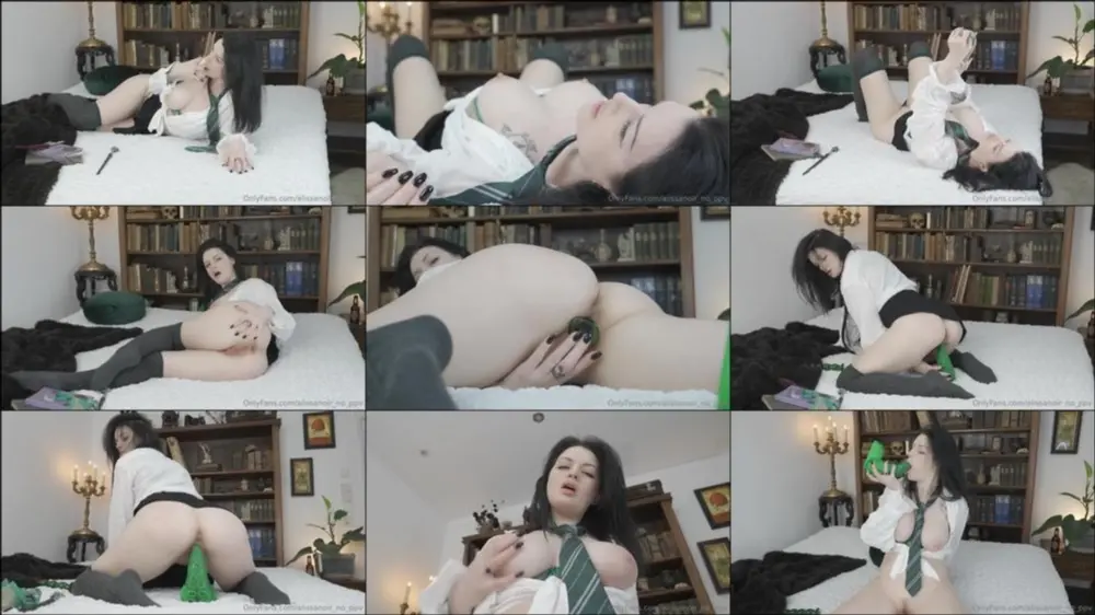 MyDirtyHobby — Alissa-Noir — Magische Hausarbeiten mit riesigen Dildo in meiner Fotze [FullHD 1080p]