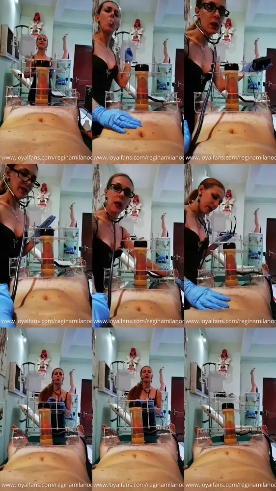 Mistress Regina — Milking Machine Vs Horny Bull [SD 1080p]