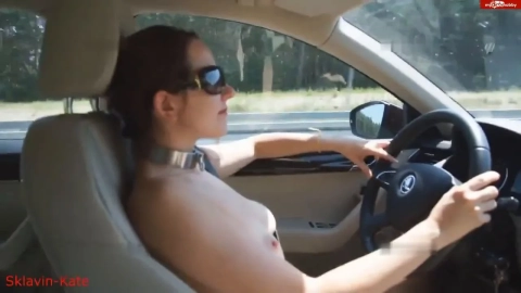 Sklavin-Kate – Sklavin chauffiert den Herrn