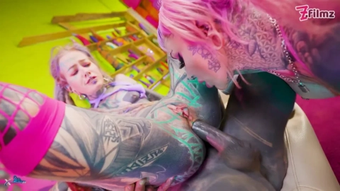 Z-Filmz – Anuskatzz, Lily Lus & Kellie Panther Threesome