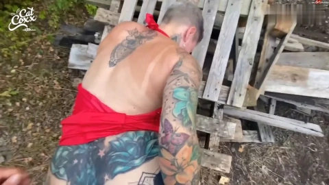 Forbidden Forest Passion: Intimate Outdoor Encounter