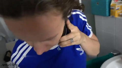 AnnikaRose in Blue Adidas Top – Exclusive POV Scene