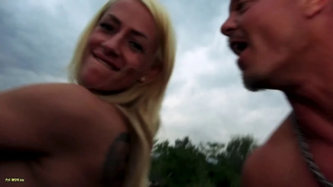 BodoBanger: Hot Outdoor Encounter with Tattooed Beauty Harleen