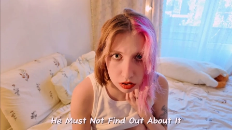 Sofia Young Blackmails Step-Mom on the Phone for Oral Sex